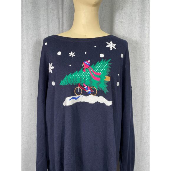 Christmas Sweater, Talbots, Plus size 2x - Picture 3 of 7